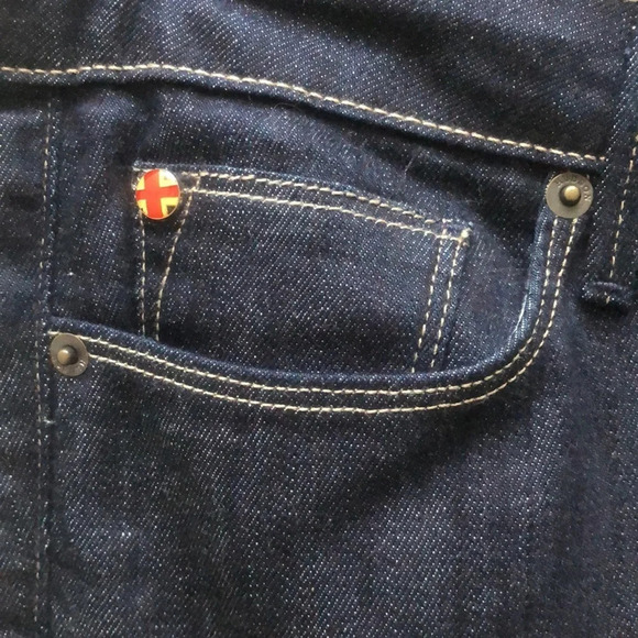 Hudson Jeans Marisa Flare Mid rise Flare Trouser wide leg Size 31 Dark Wash Blue - Picture 5 of 14